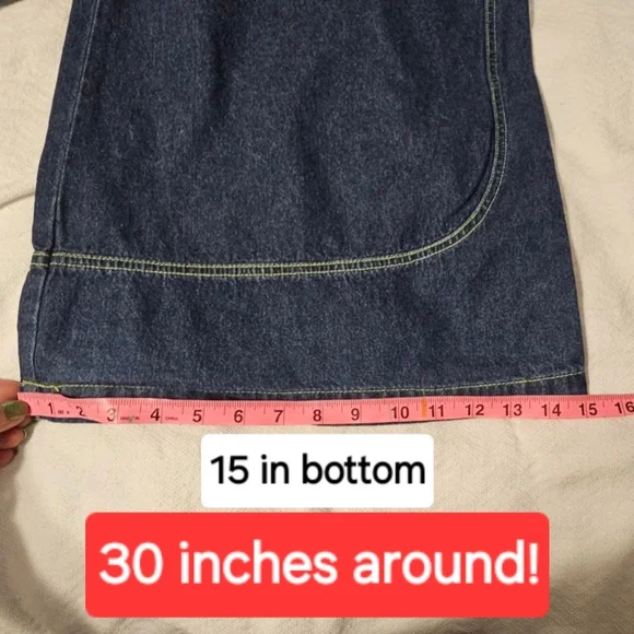 Kik Wear Kik Girl Crack The code y2k super wideleg skater jeans - Picture 4 of 12